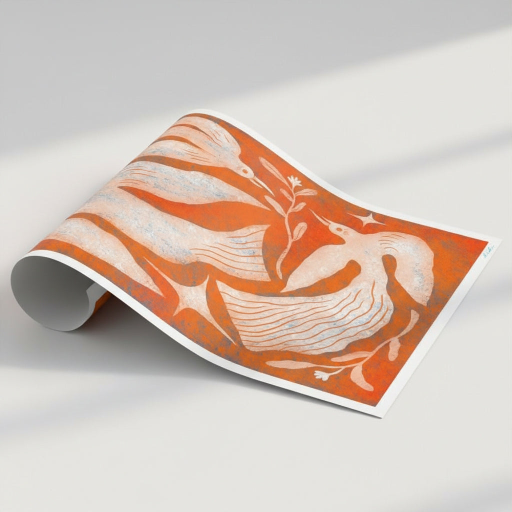 Three Birds In Flight