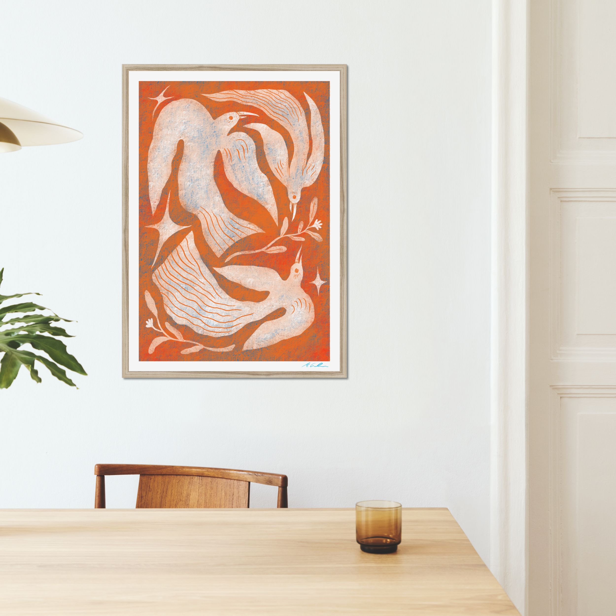 Three Birds In Flight